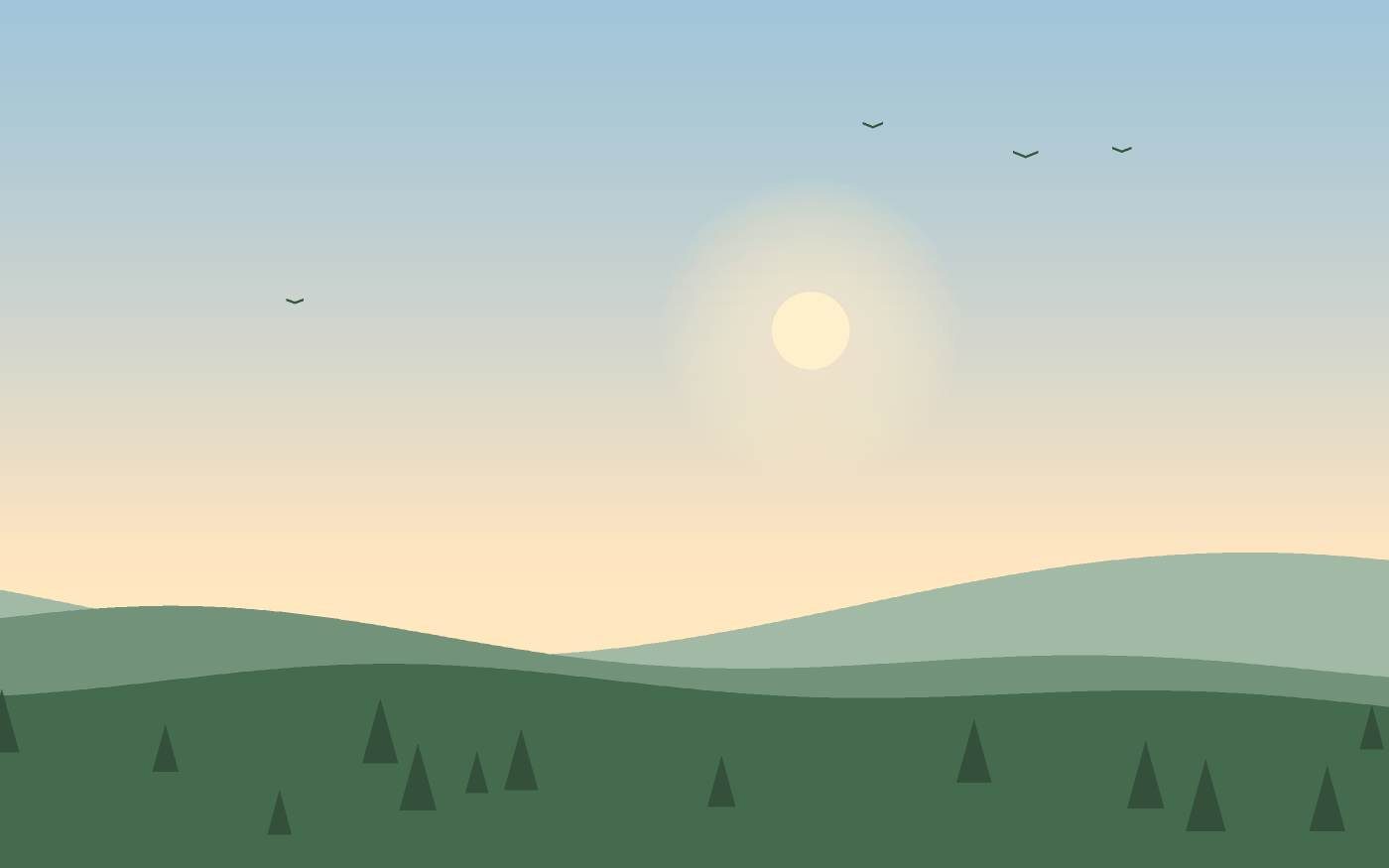 Landschaftsillustration