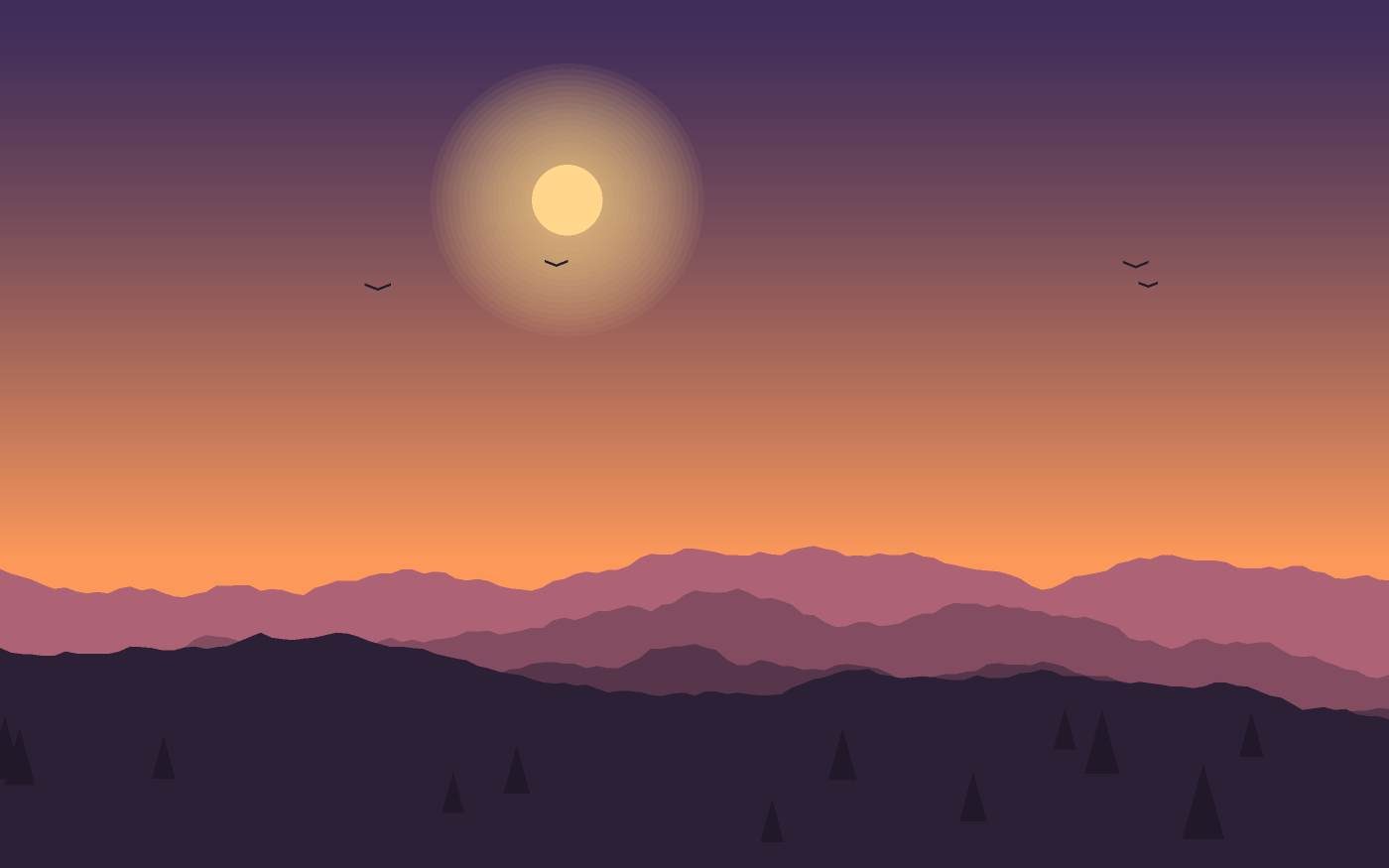 Landschaftsillustration