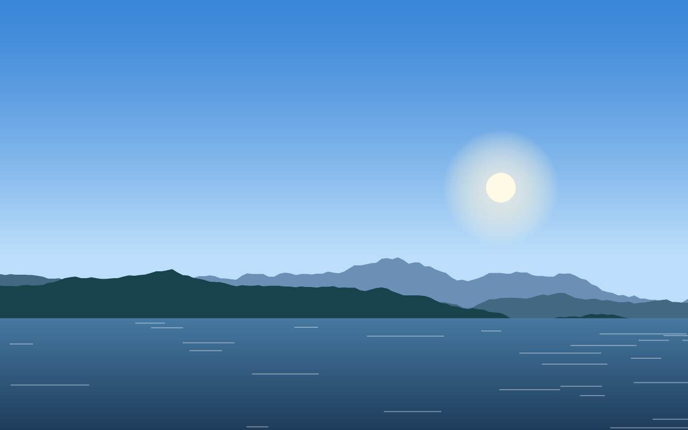 Landschaftsillustration